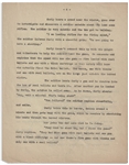 Moe Howard's 18pp. Outline Dated October 1938 for The Three Stooges Film ''Saved by the Belle'' -- With Numerous Annotations in Moe's Hand Throughout -- Very Good Condition
